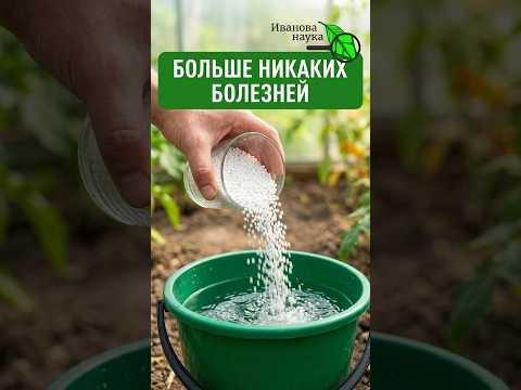 КОПЕЕЧНОЕ СРЕДСТВО ЗАМЕНИТ ДОРОГОЕ УДОБРЕНИЕ! Болезни уйдут, почва оживёт