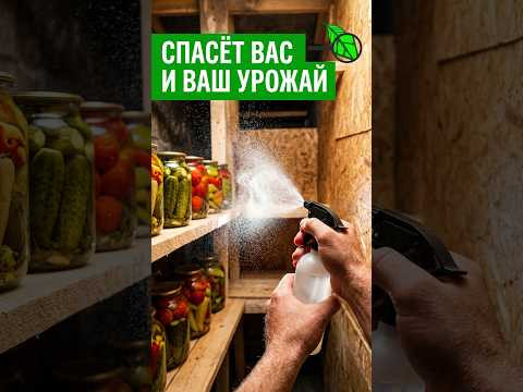 СРОЧНО СДЕЛАЙ ЭТО С ПОГРЕБОМ и урожай будет храниться 100 лет без плесени, гнили и порчи