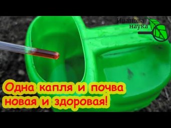 Капли этого раствора хватит! ДЕЗИНФЕКЦИЯ и ВОССТАНОВЛЕНИЕ ПОЧВЫ. Уничтожение ВСЕХ болезней за 1 раз.