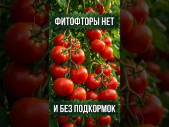 Этот томат НЕ БОЛЕЕТ фитофторой БЕЗ подкормок и опрыскиваний. Самый быстрый томат на вашей грядке