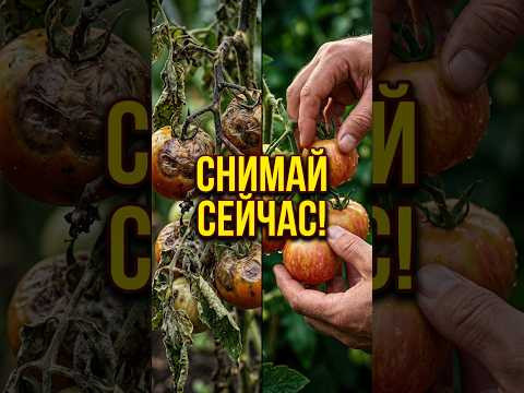 НЕ ДЕРЖИТЕ ТОМАТЫ НА КУСТАХ! Оставите еще на день &mdash; выбросите весь урожай в помойку!